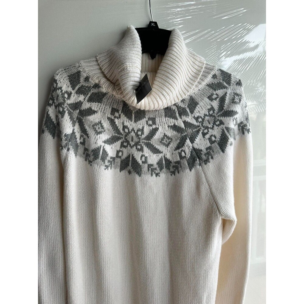 NWT $225 Lauren Ralph Lauren women'S SWEATER DRESS WOOL BLEND COWL NECK new - Picture 2 of 7